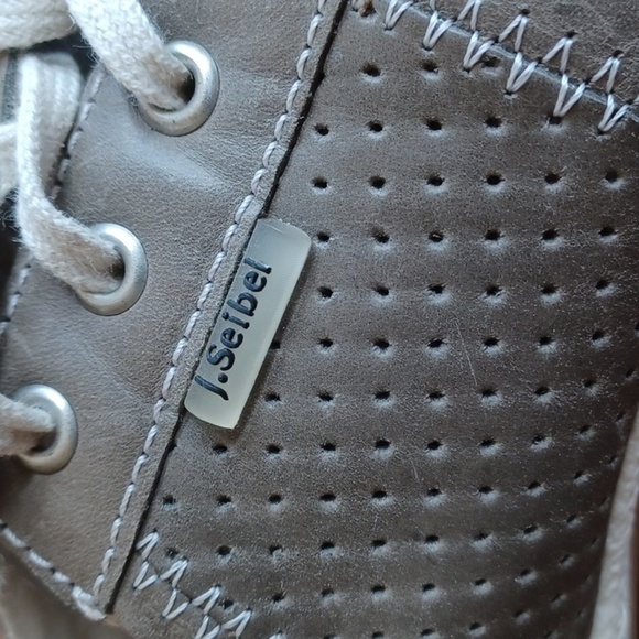 Josef Seibel Caspian European sneaker gray size 39 Eur 8 US - Picture 7 of 9